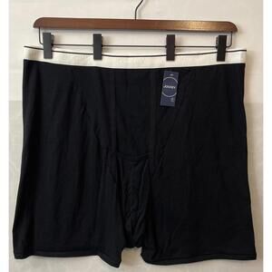 Jockey Mens Elastic-Waist 5XL Black Pouch Boxer Brief -SET OF 2 PAIR! New! A2916
